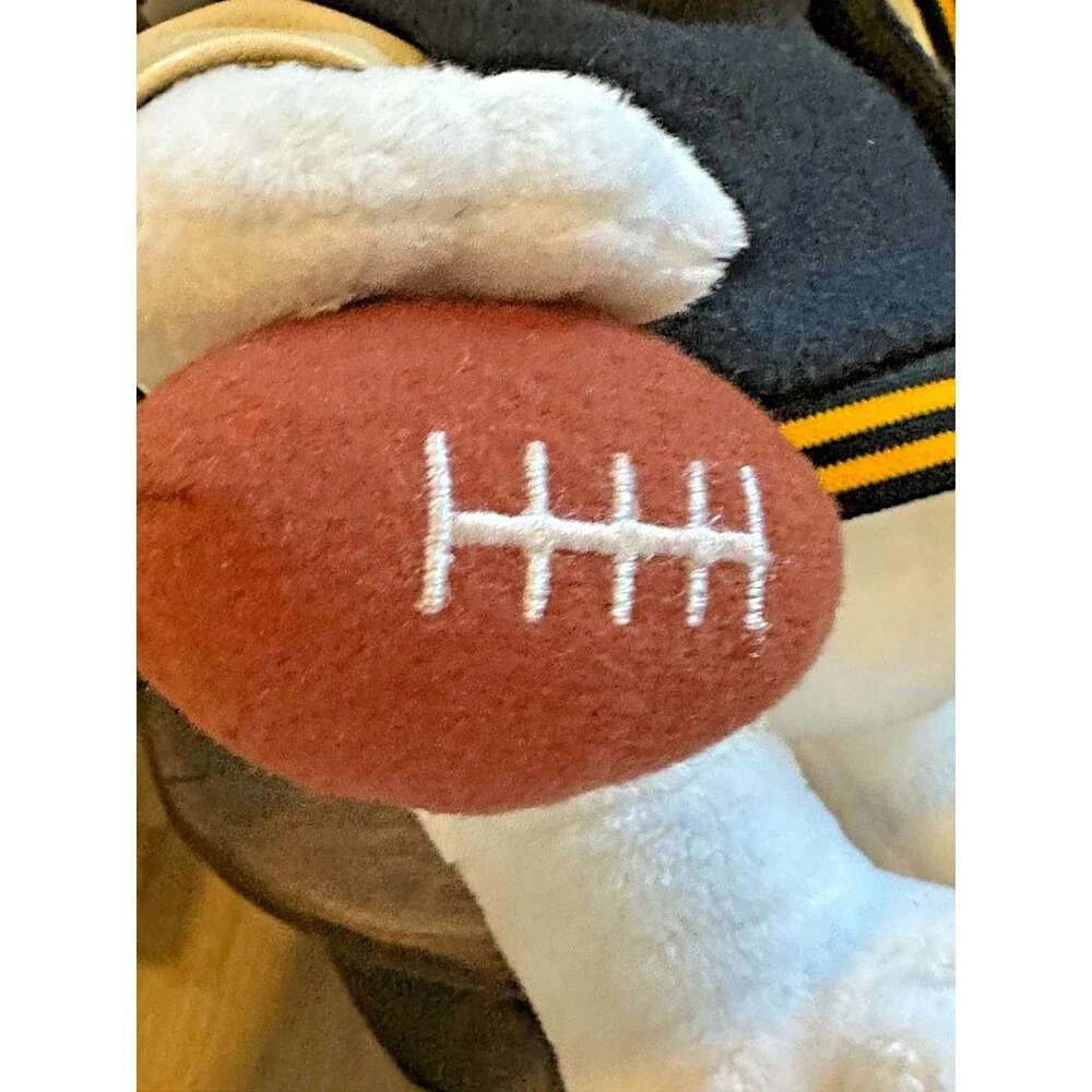 Peanuts 2025 Varsity Jacket Snoopy With Football 10 in Cute!